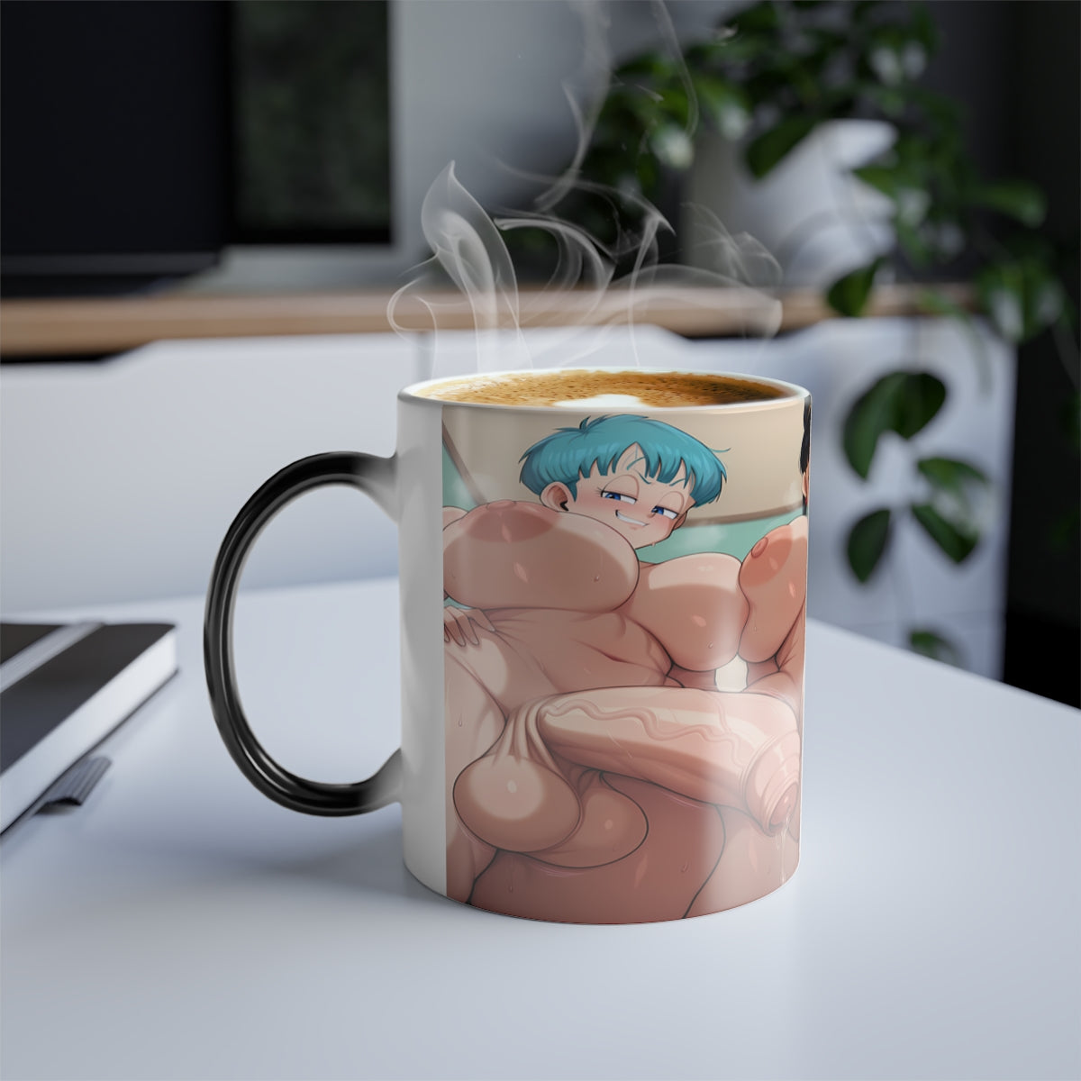 Futanari Big Dick Anime Girls Uncensored color changing mug