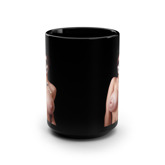 Big Breast Model Mug Horror Halloween Mugs Funny Mug Gifts For Men Coffee Cup Present For Men 11oz 15oz White or Black M5D