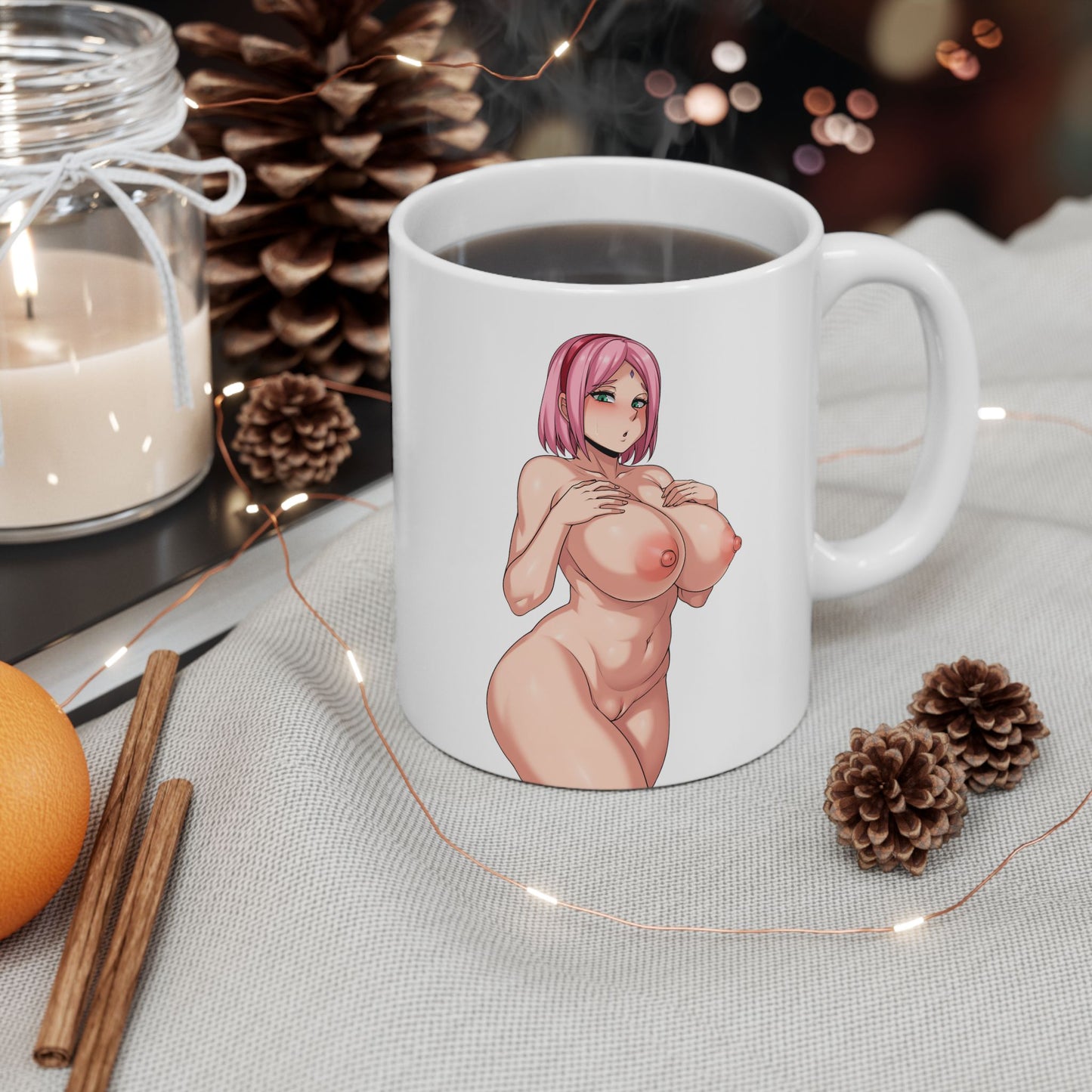 Sakur Anime Character,Anime Mug,Anime Mugs,Hentai Mug,Funny Mugs,Uncensored Anime Mugs,Coffee Mug for men,M20A