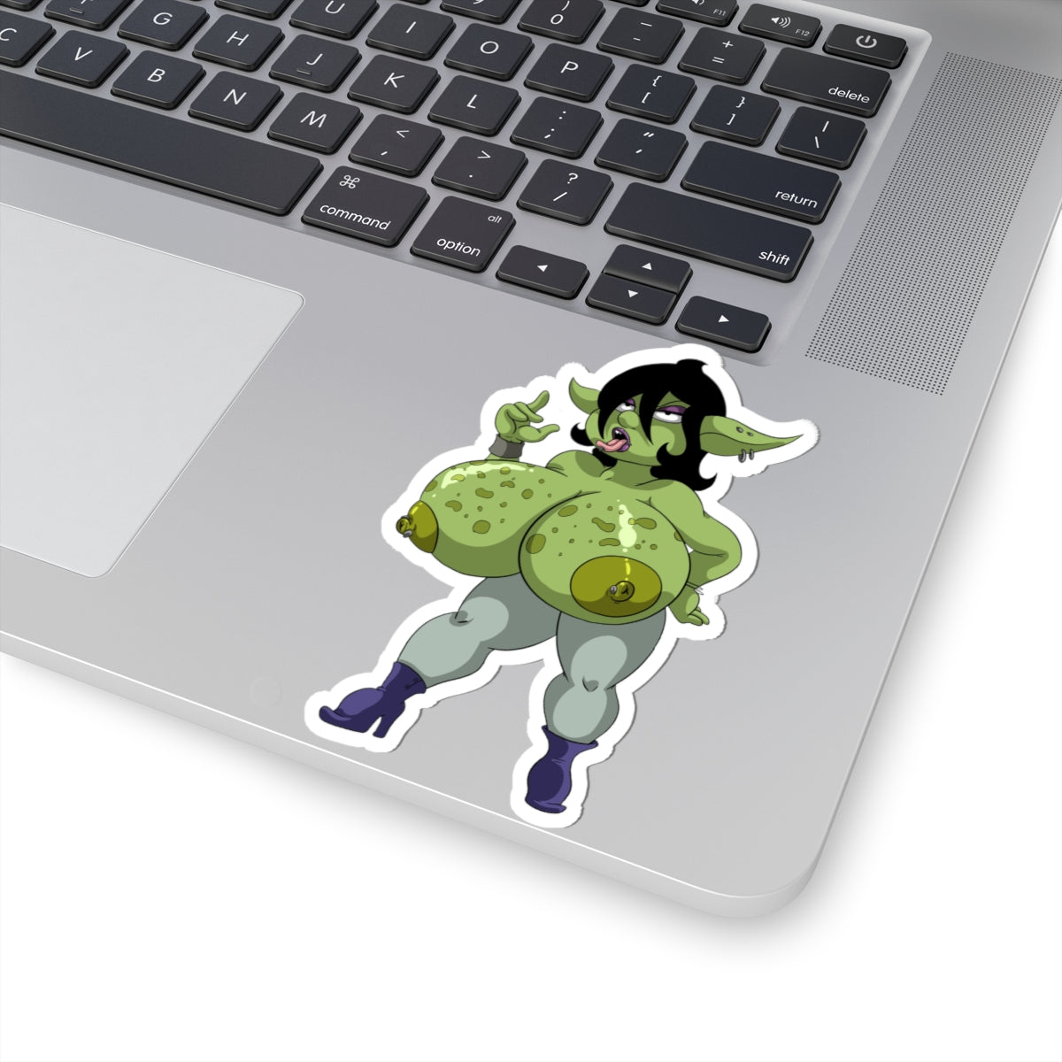 Ecchi Goblin Girl Naked Anime Sticker – NSFW Otaku Art