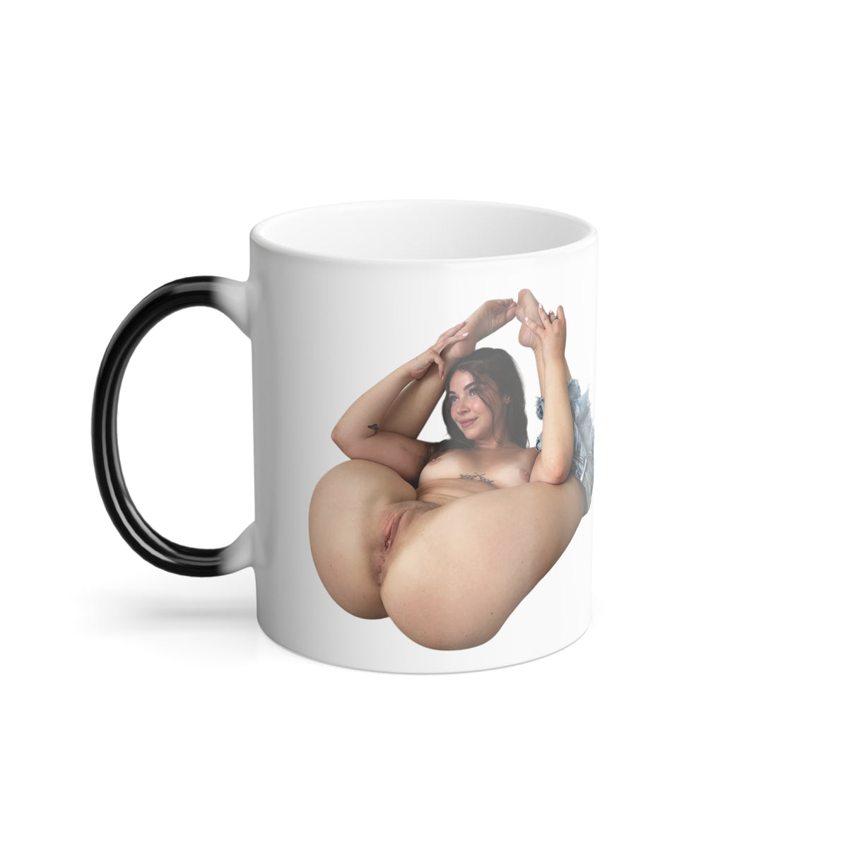 Naked Woman Coffee Mug 11oz Heat Reactive Color Changing Cup Sexy Girl Design