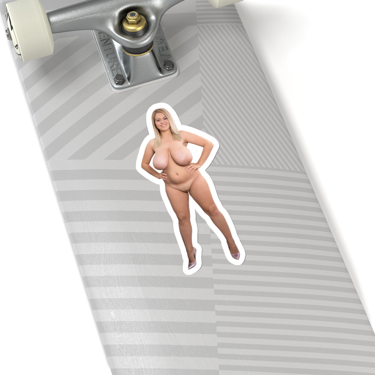 Naked Girl Sticker,Pinup Stickers,Nude,Unclothed,Bare,Exposed,Stripped,Undressed,Au naturel,Without clothes,E493