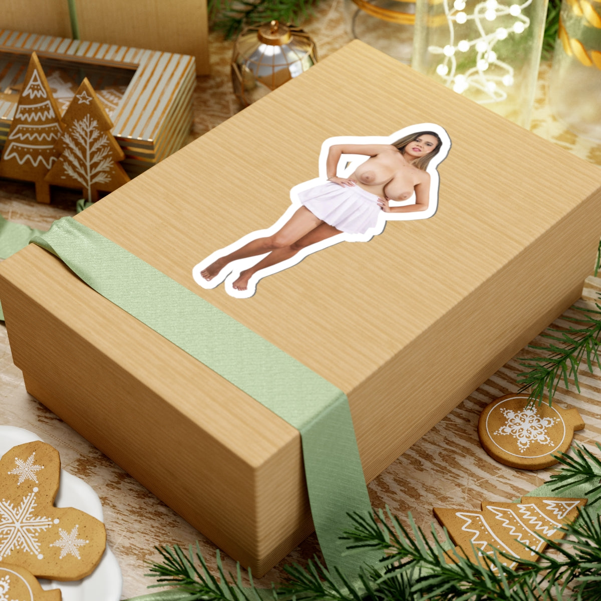 Big Tits Model Sticker