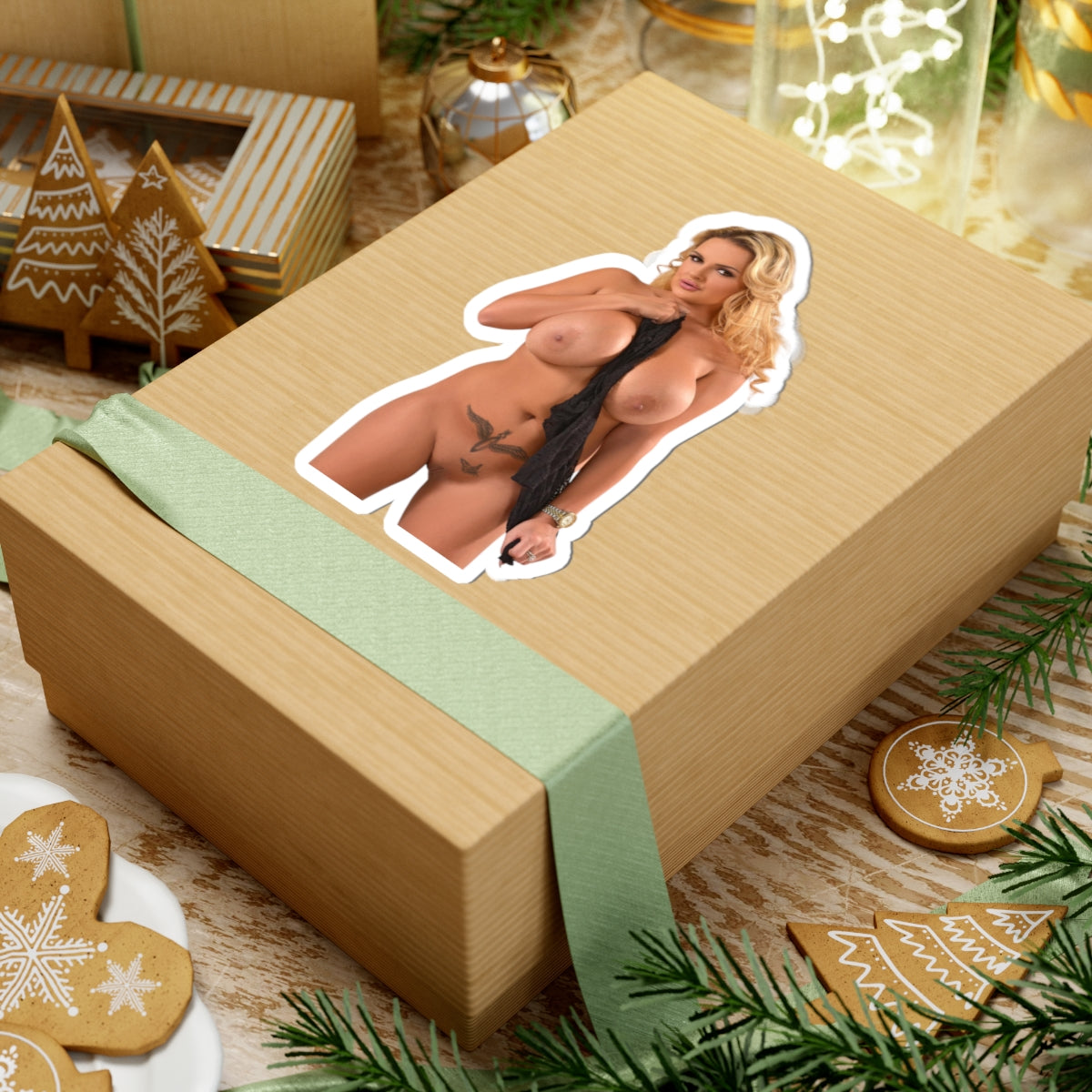 Huge Breast Girl Stickers