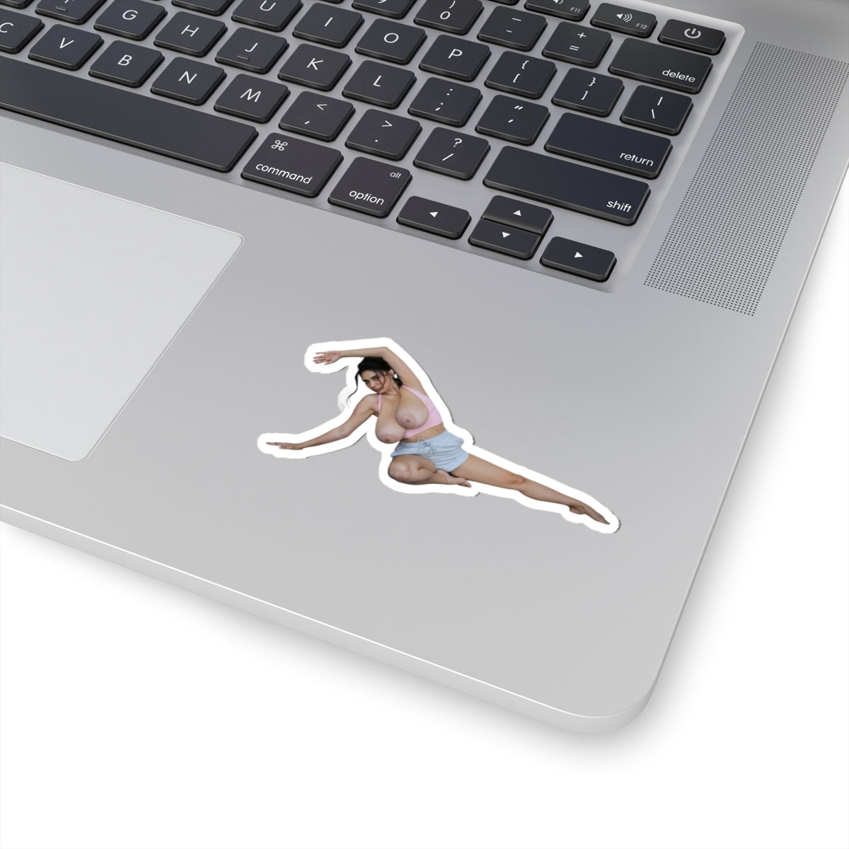sexy yoga girl stickers