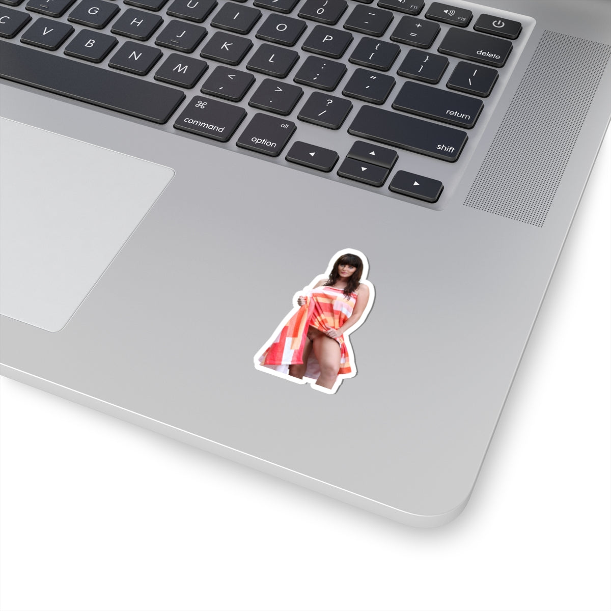 Beautiful Sexy Girl Sticker, Stunning Eyes Woman in Towel, Glamour Female Vinyl Decal