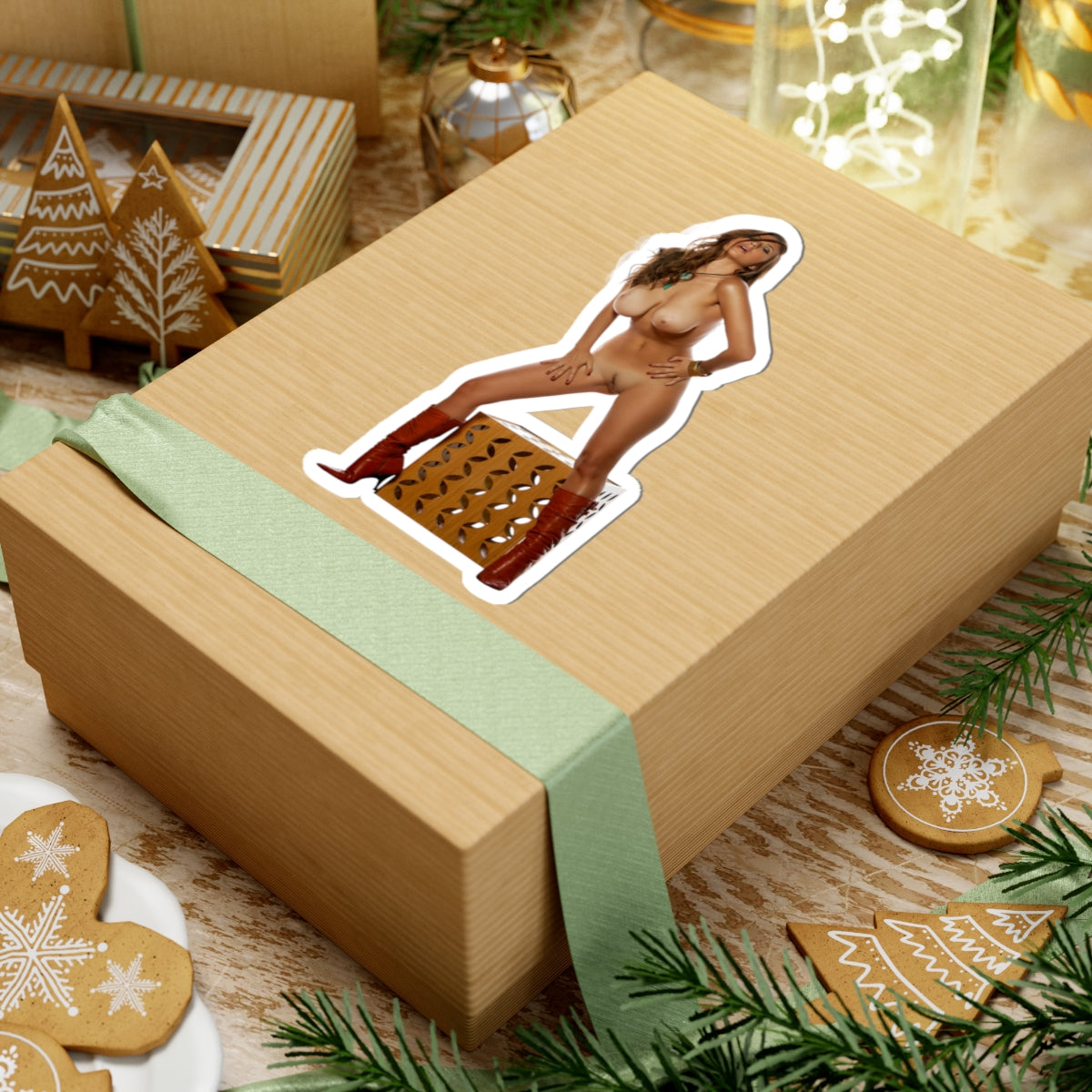Vintage Glamour Girl Sticker Retro Pinup Vinyl Decal Adult Stickers Onlyfans Model