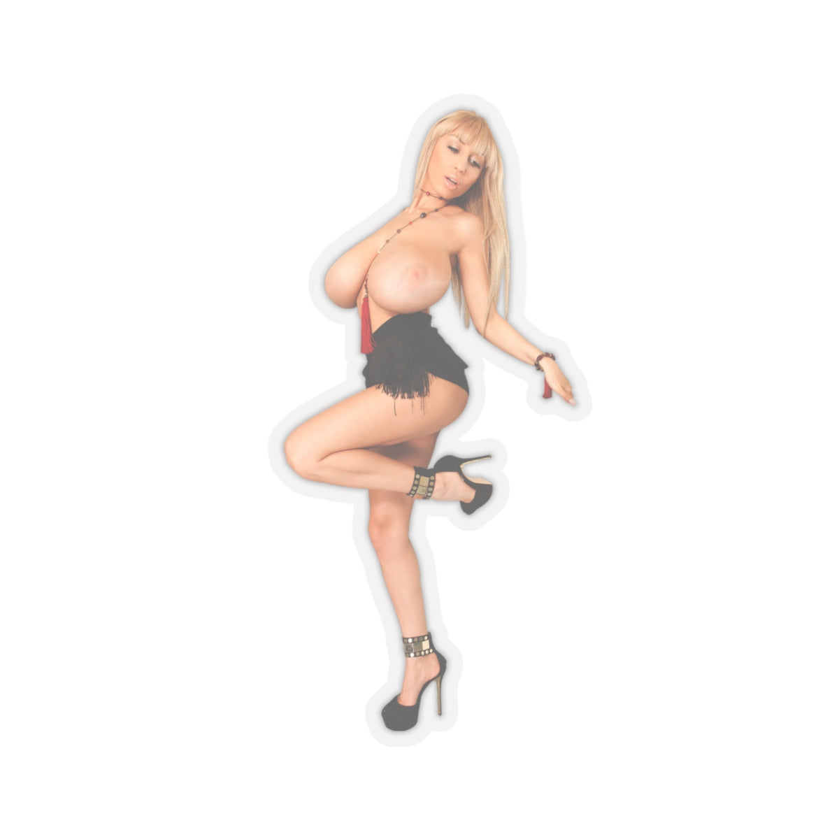 Big Boobs Sexy Girl Sticker