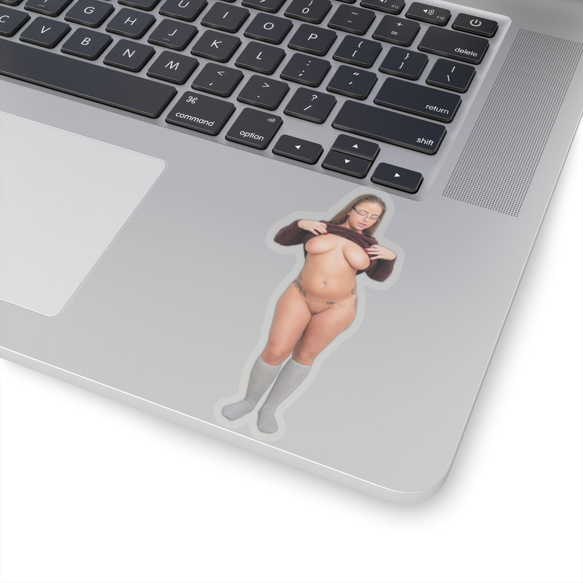 Sexy Model Sticker Naked Pinup Stickers