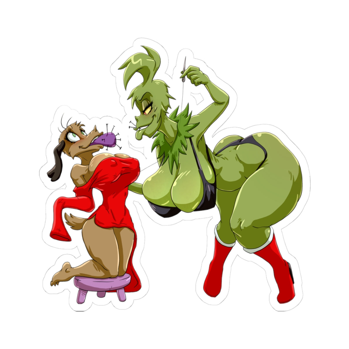 Cartoon Funny Sticker Parody Meme Stickers