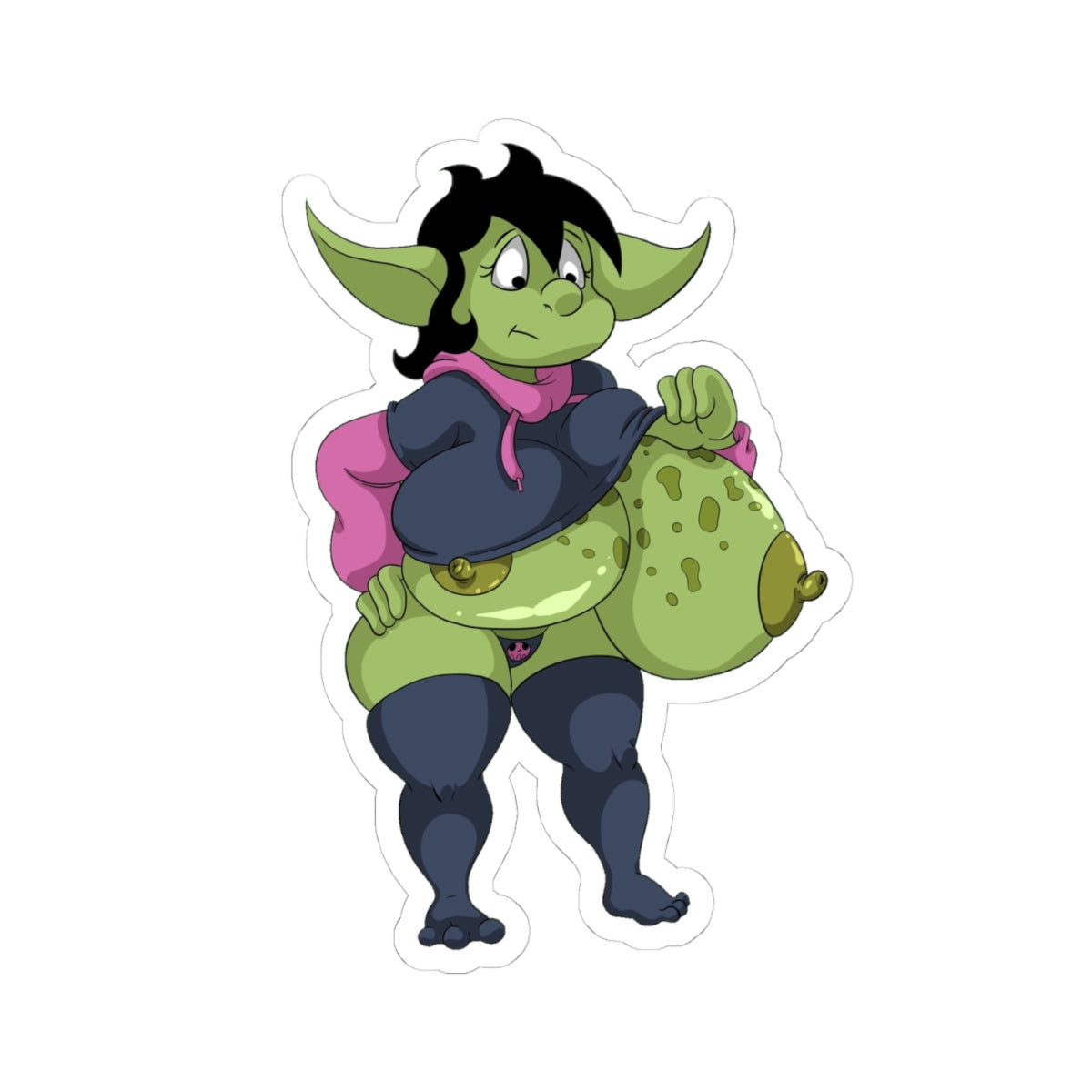 Anime Cartoon Goblin Sticker Adult Hentai Lewd Ecchi Naked Goblins Stickers
