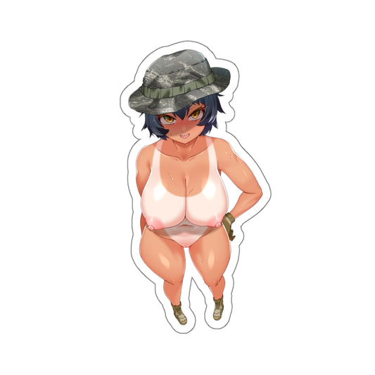 Kawaii Cartoon Stickers Lewd Anime Sticker Ecchi Cute Girl Big Vinyl Sticker E350