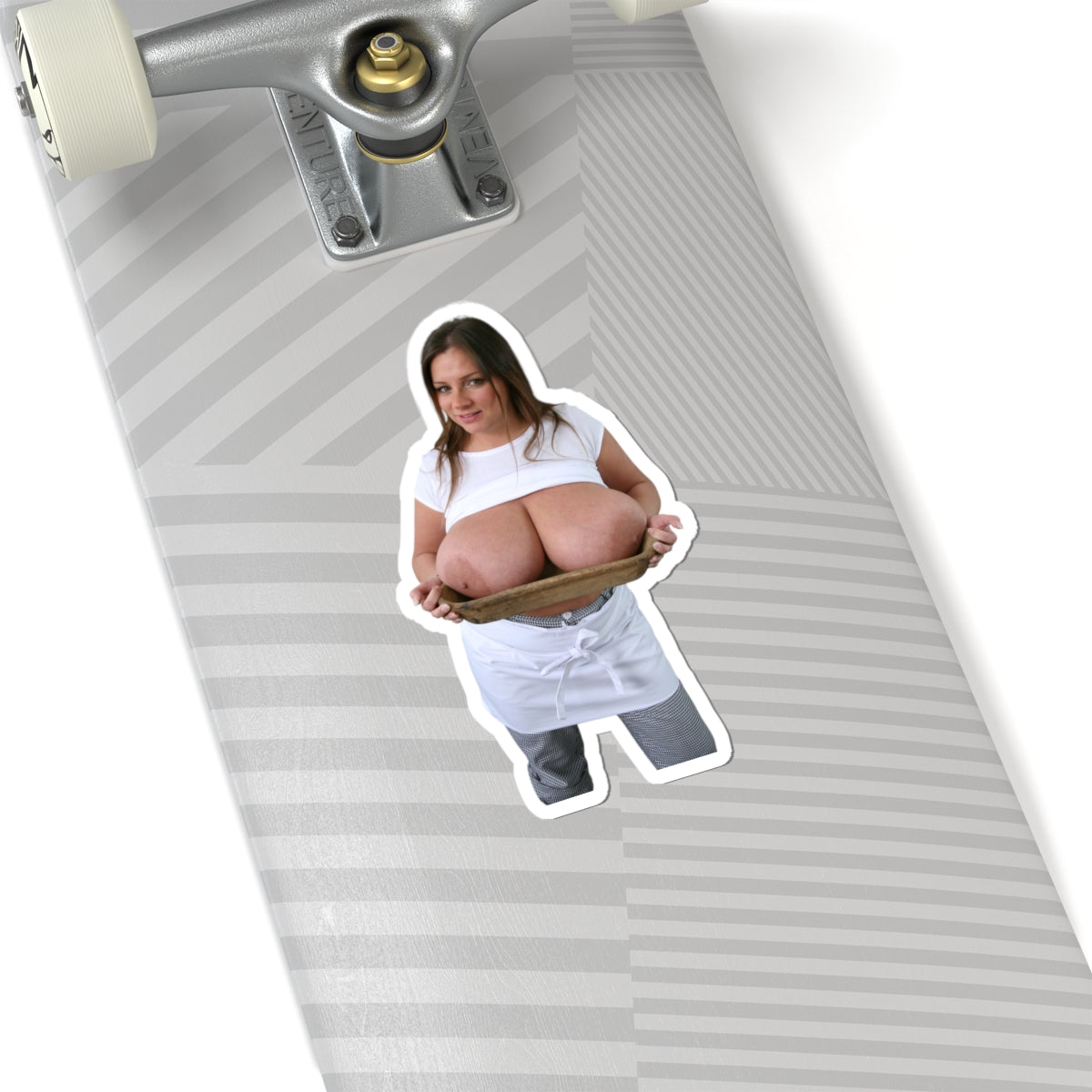 Nadine Jansen Big Tits Model Sticker Sexy Girl Pinup Stickers