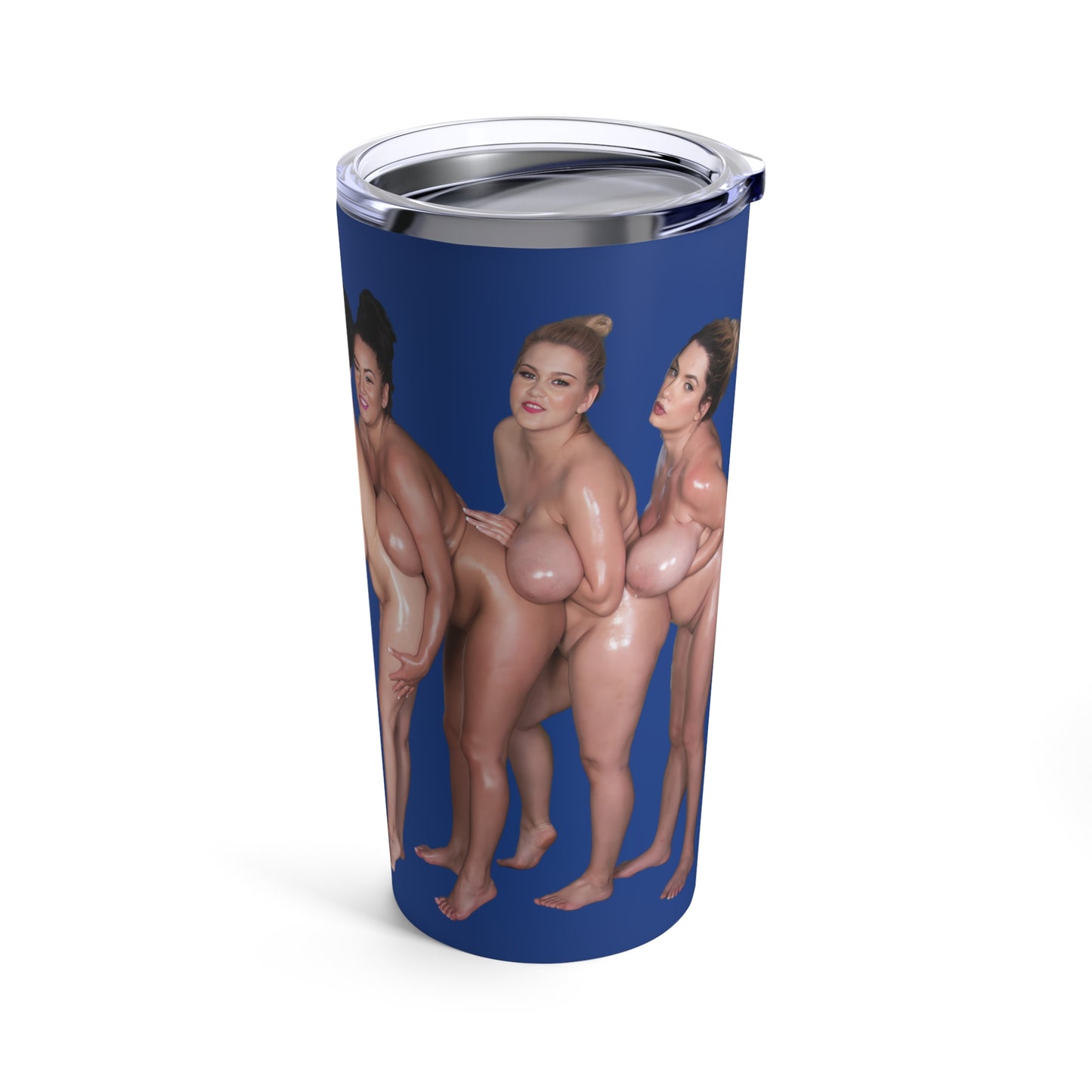 AANaked Girls Tumbler Nude Women Coffee Cup Uncensored Pinup Tumbler for Cold Hot Drinks 20oz Travel Mug Stainless Steel T2 (20oz, blue)