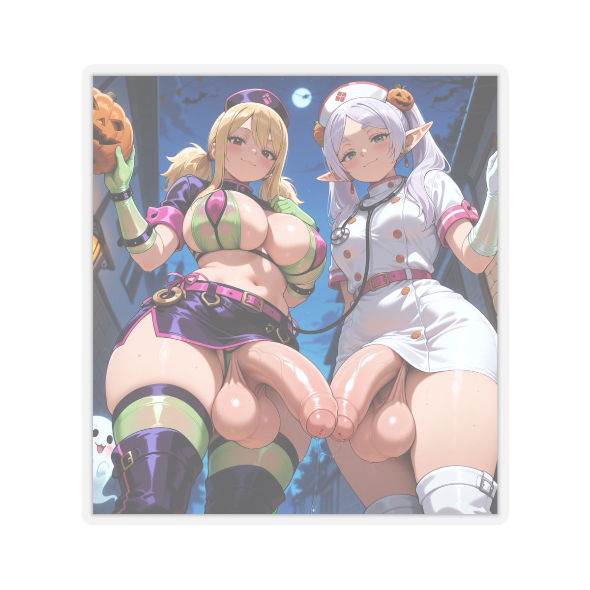 Futanari Girls Sticker Futa Girl Stickers Anime Hentai Decals