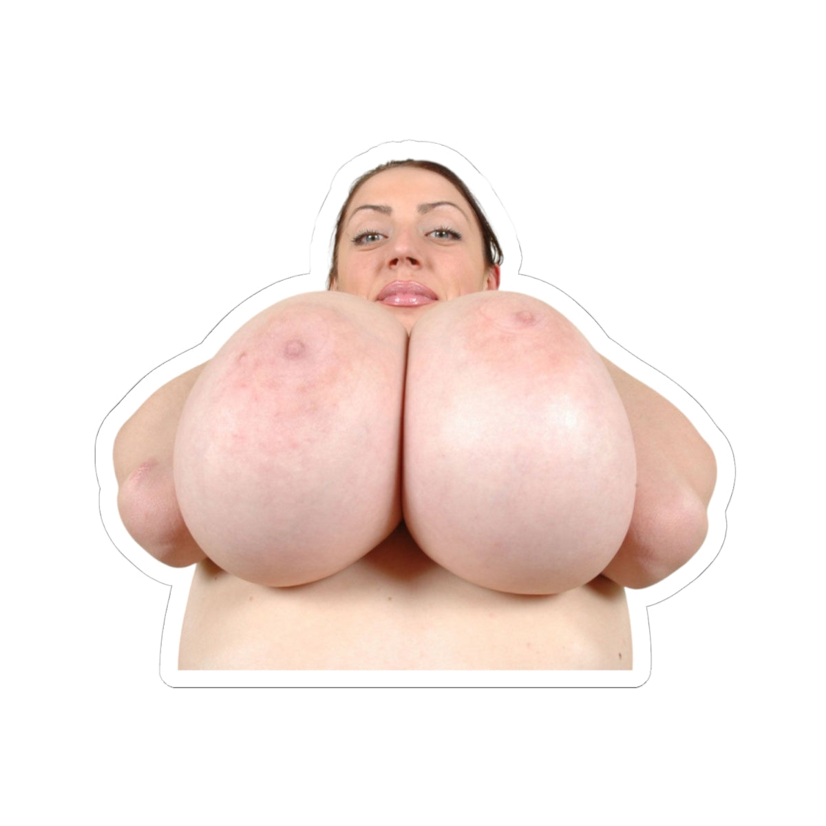 Huge Tits Girl Sticker Big Boobs Women Stickers