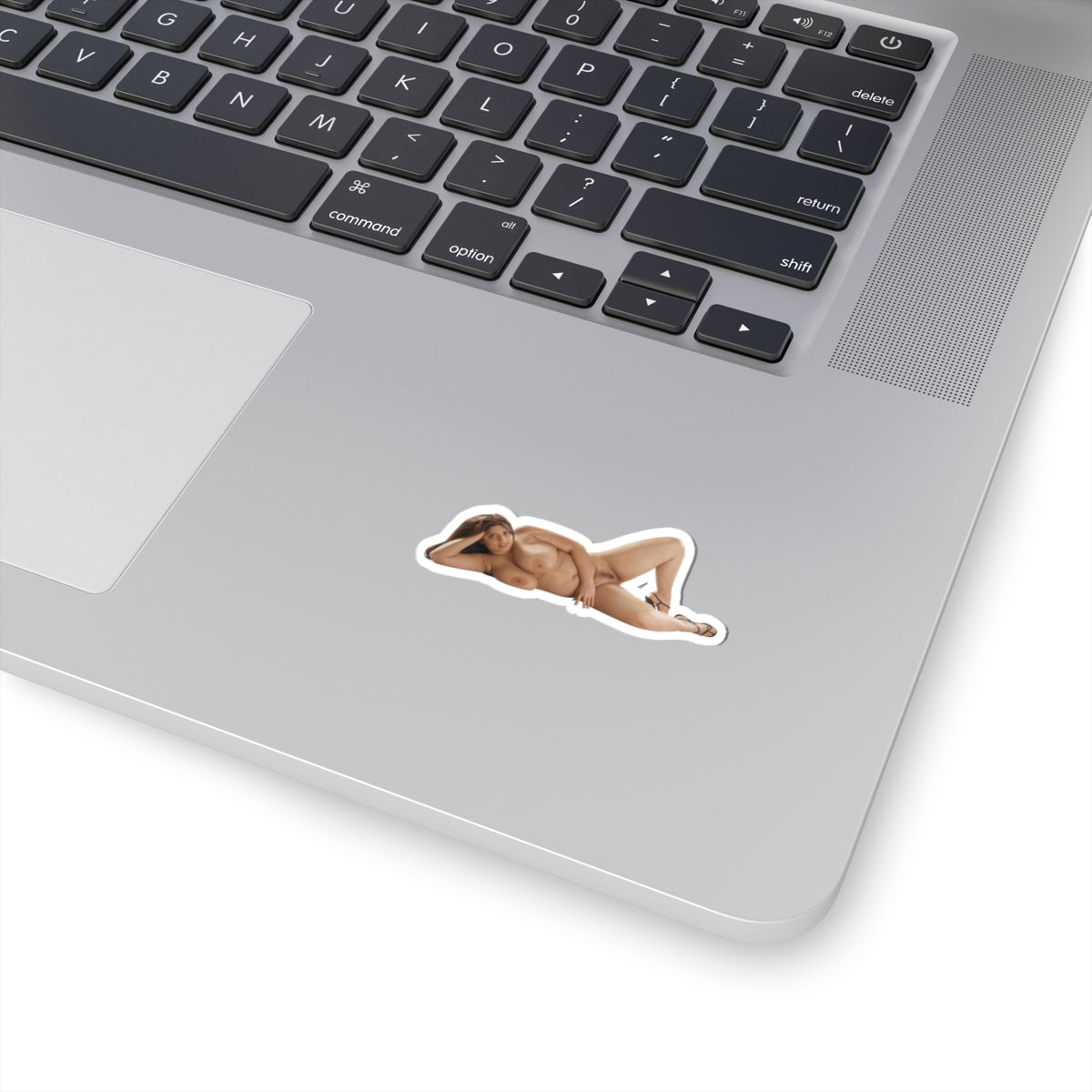 lying naked girl sticker sexy big tits curvy women stickers