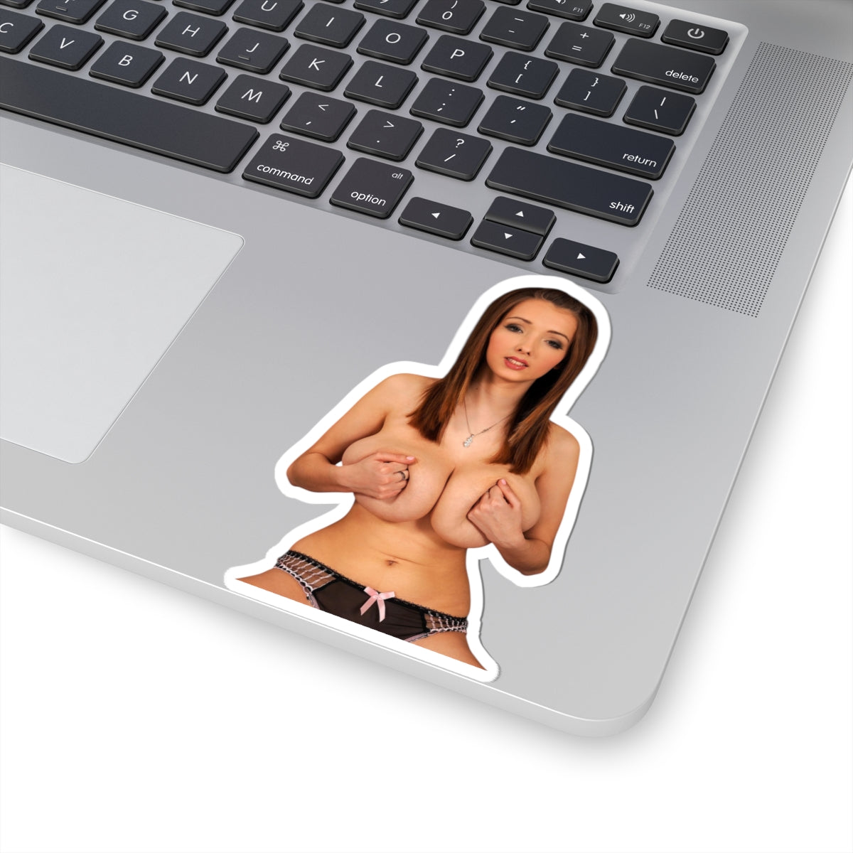 Busty Girl Vinyl Sticker