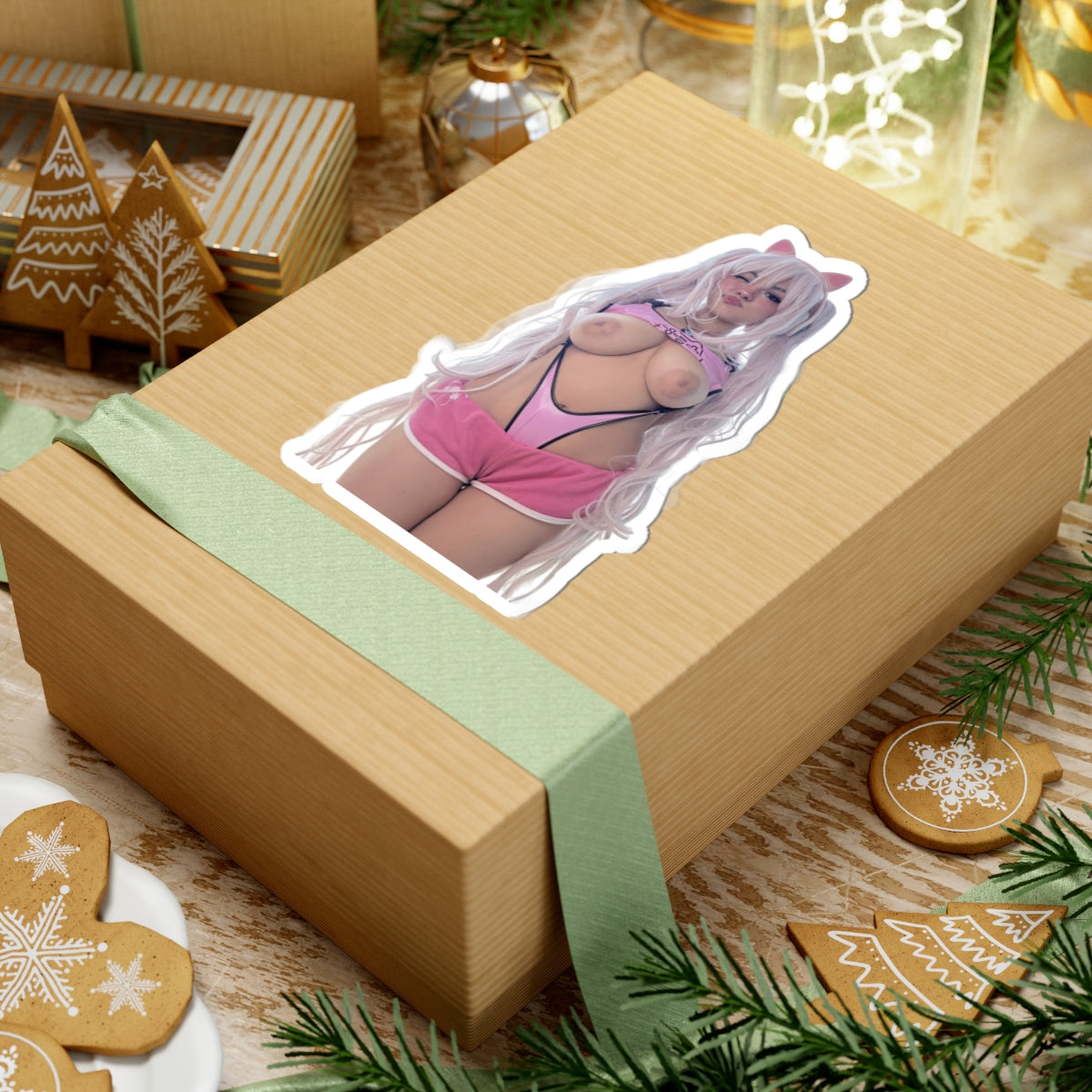 Cosplay Girl Sticker Sexy Big Boobs Stickers