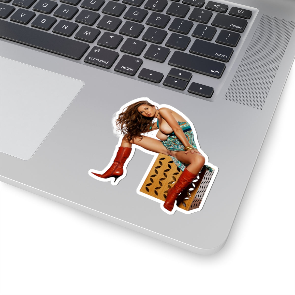 Retro Naked Woman Sticker Vintage Sexy Pinup Decal