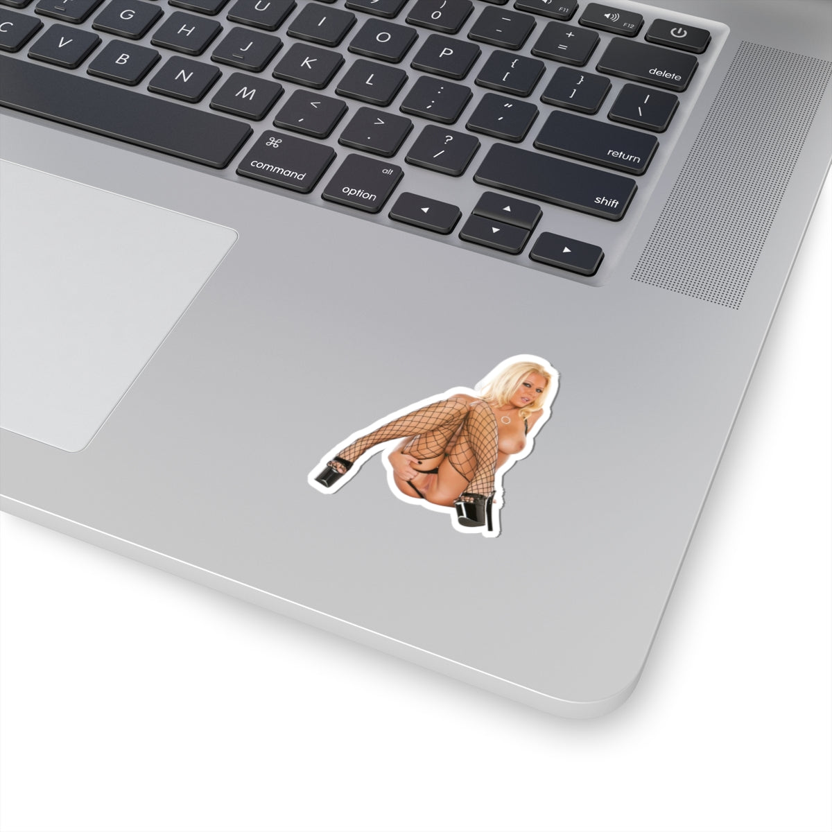 Sexy Blond Girl Naked Sticker
