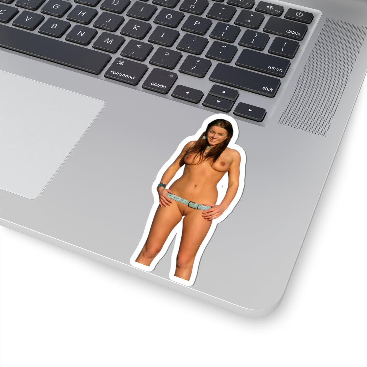 Naked Model Sticker Pinup Uncensored Stickers