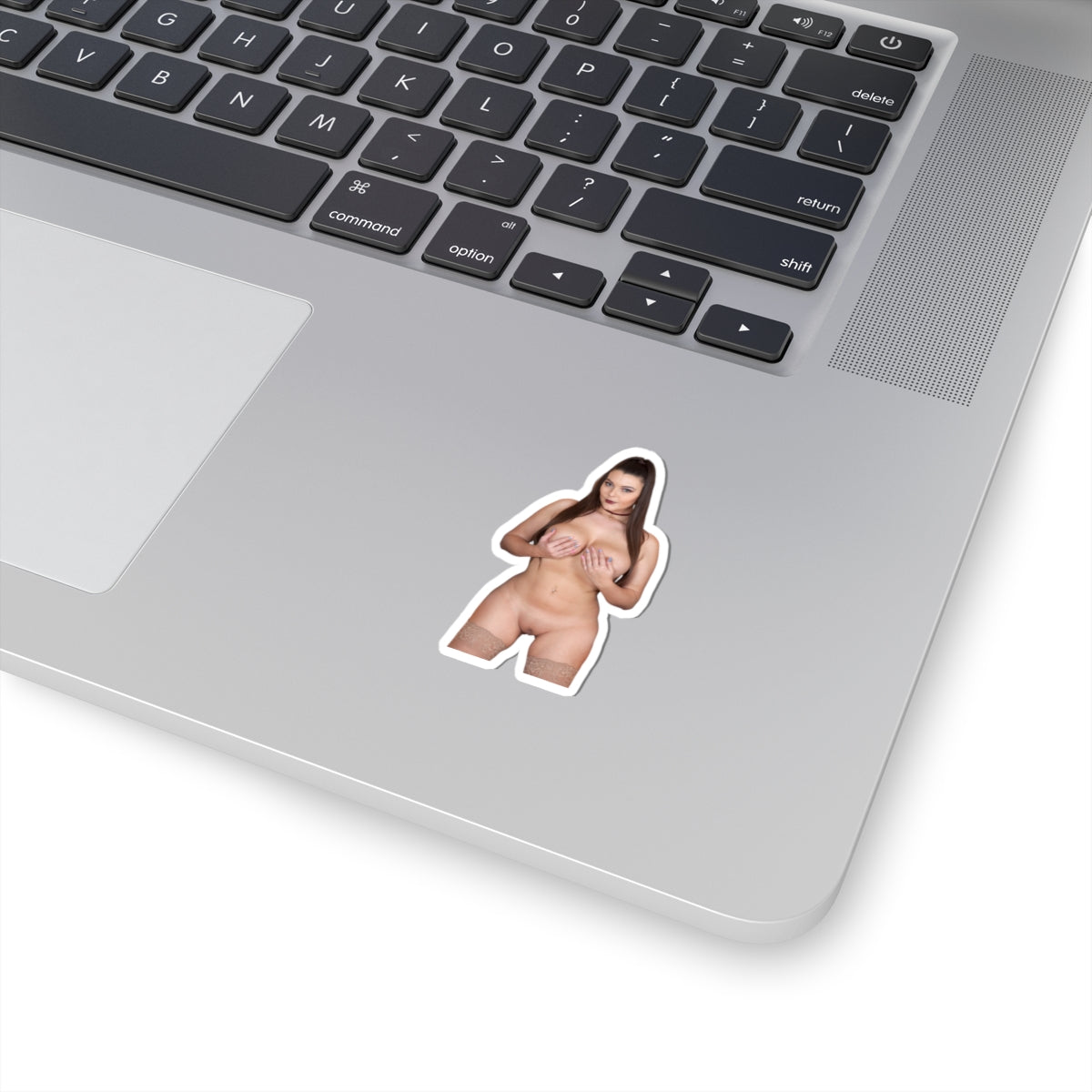 Sexy Nude Woman Sticker – Curvy Busty Girl