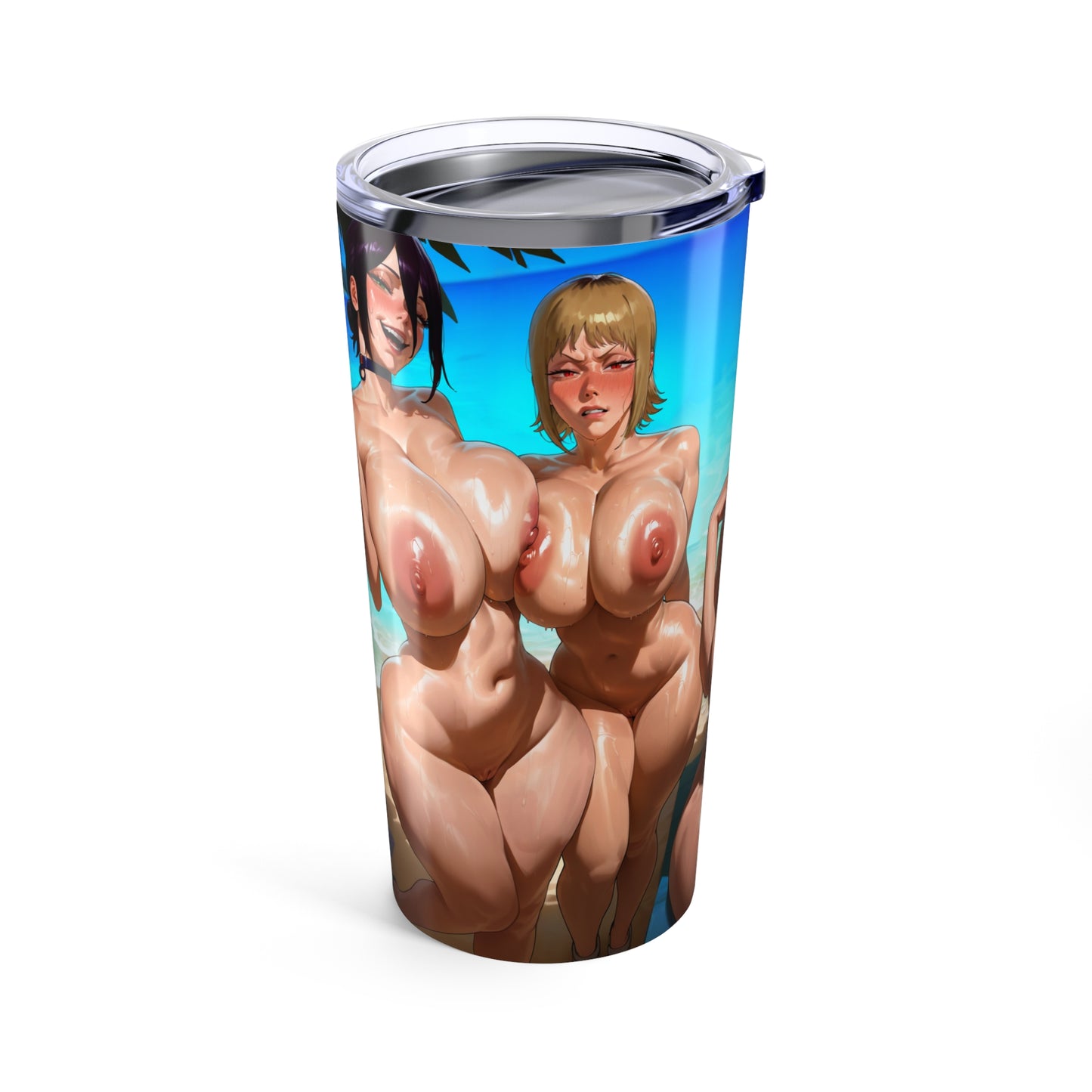 Chainsaw Man Female Characters Tumbler 20oz Sexy Girls Anime Hentai Mug