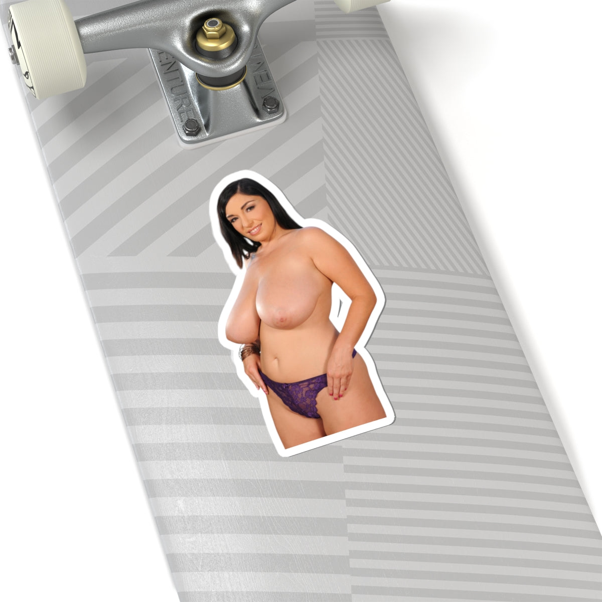 Curvy Pinup Model Sticker Vinyl Decal Sexy Woman Artwork