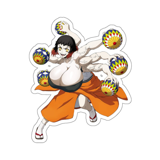 Demon Six Hands Busty Women Anime Girl anime stickers for adults cute anime stickers anime stickers for car anime stickers waifu lewd anime stickers E630