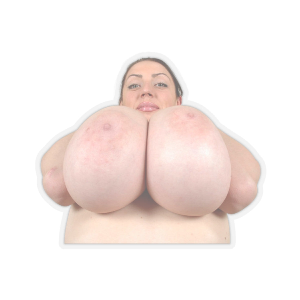 Huge Tits Girl Sticker Big Boobs Women Stickers