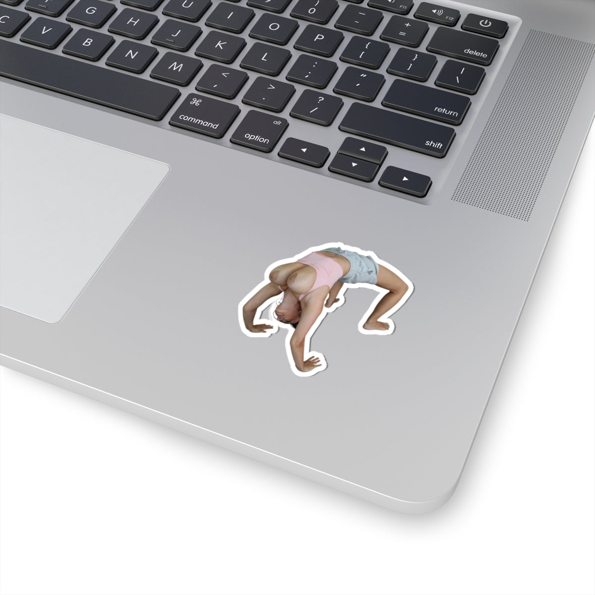 Big Tits Fitness Model Stickers Nude Sexy Girl Workout Sticker Naked Yoga