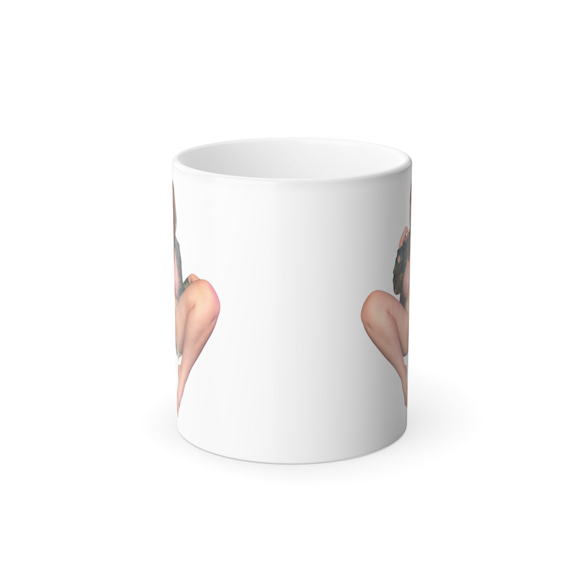 Naked Girl Coffee Mug 11oz Color Changing Cup Sexy Nude Woman Uncensored Mugs
