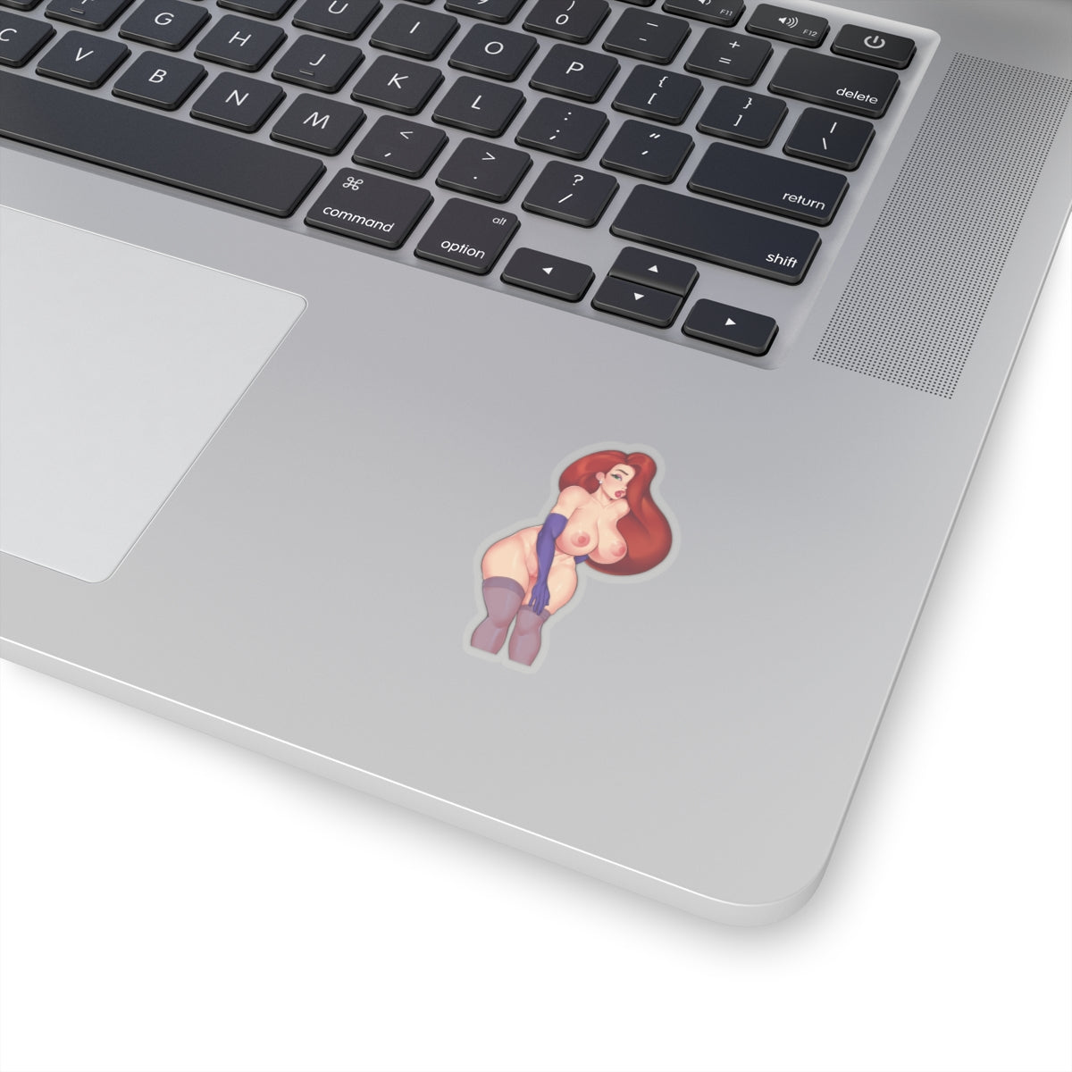 Jessica Cartoon Character Sticker Adult Mature Uncensored Version 4 Sizes Transparent or White Vinyl Stickers E330