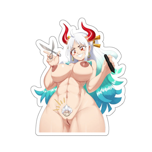 Yamato Sticker,Anime Girl,Funny Sticker,Adult Art,Mature Content,Cute Anime Girl,Manga Stickers,Anime Kawaii,Anime Waifu,Anime Lewd,E156