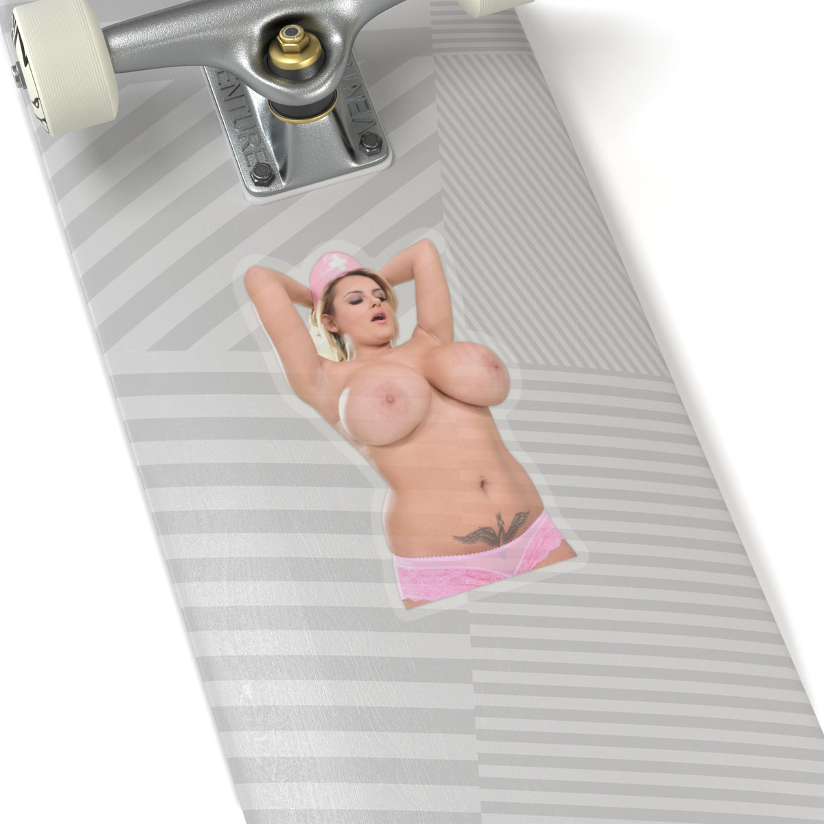Katie Big Boobs Pinup Adult Girl Sticker