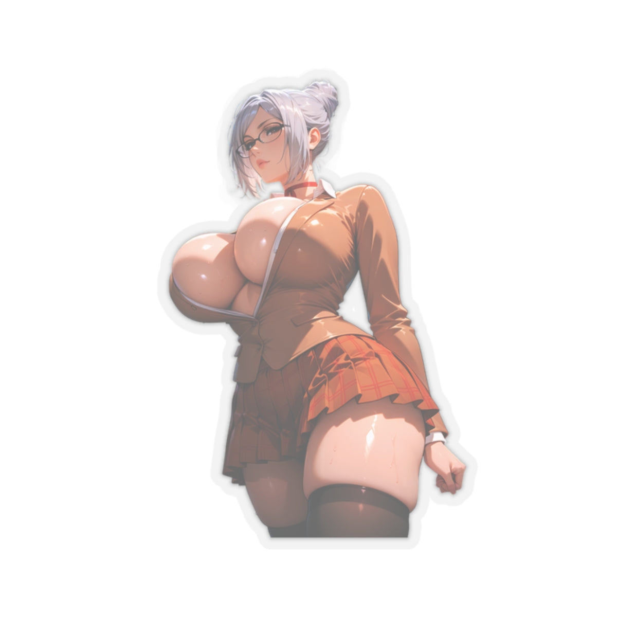 Meiko Shiraki prison school big boobs anime girl stickers