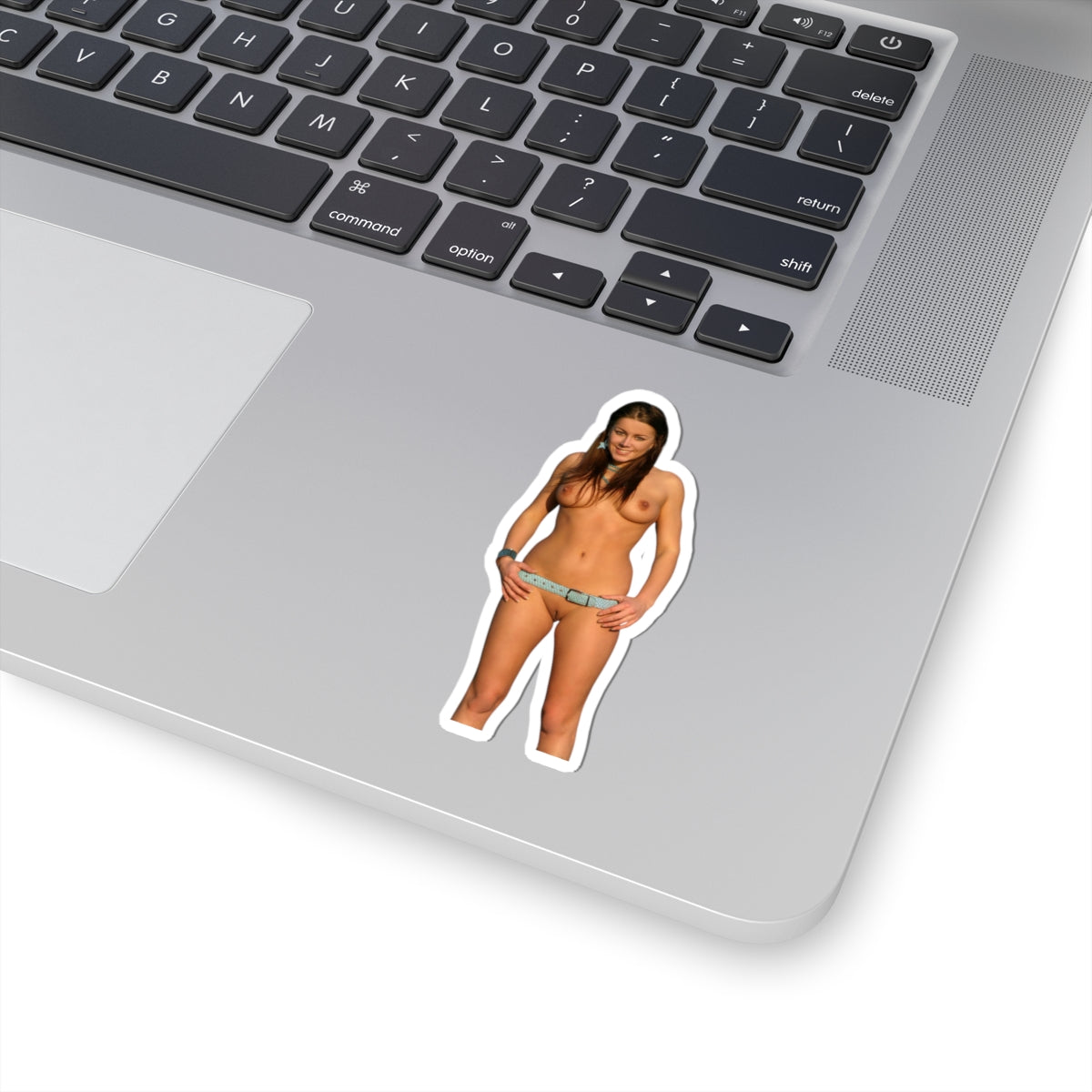 Naked Model Sticker Pinup Uncensored Stickers