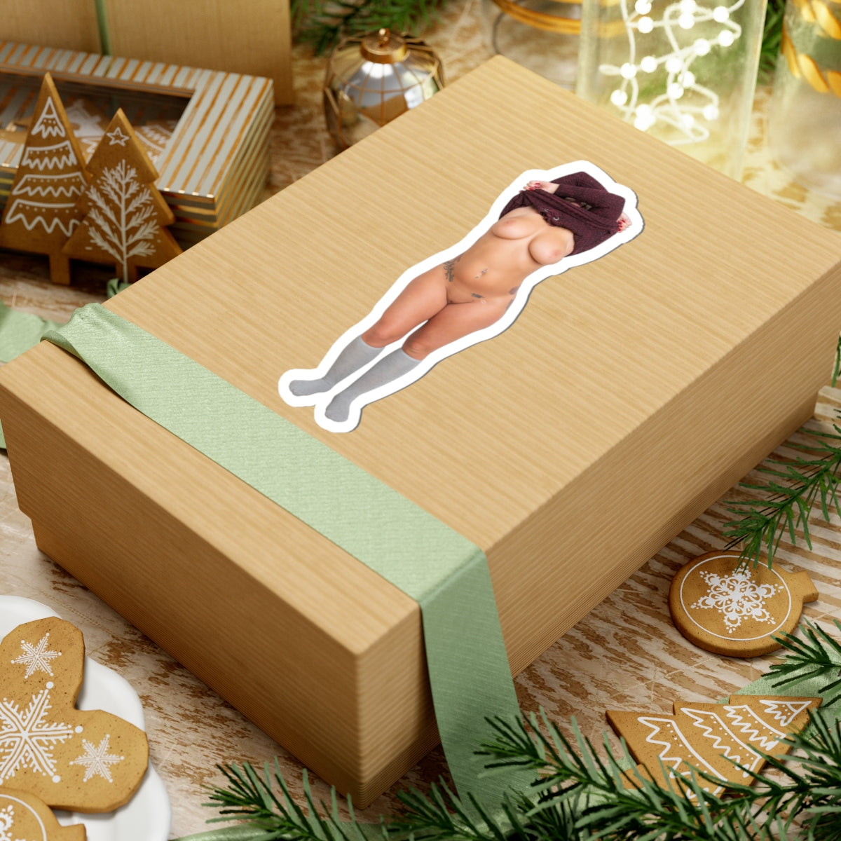 Sexy Model Sticker Naked Pinup Girls Stickers