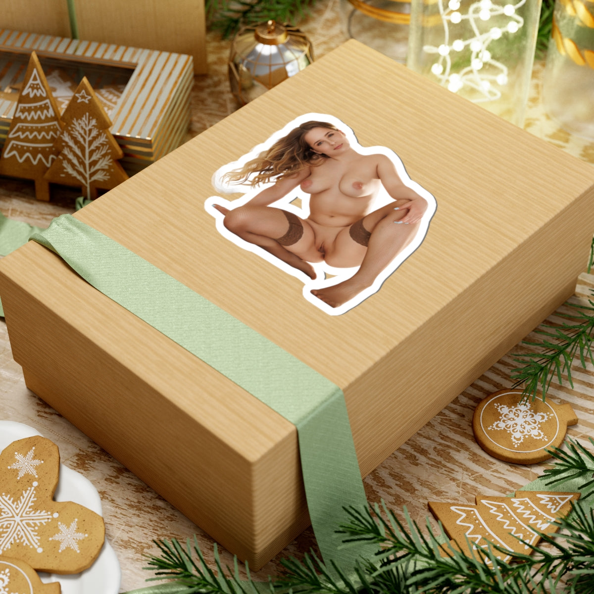 Sexy Girl Sticker Pinup Models Stickers