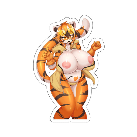 Cute Furry Sticker Manga Gift Lewd Kawaii Design Tiger Furry Sticker uncensored Adult E171