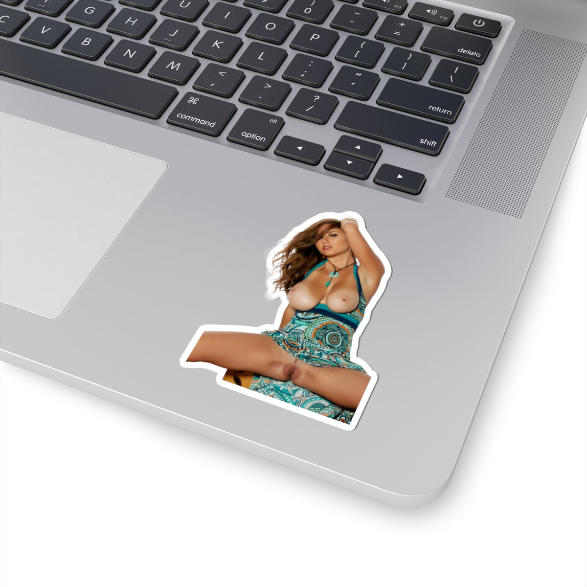 Vintage Naked Lady Sticker Retro Adult Art Design