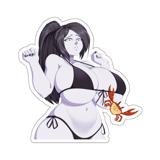 Funny Anime Sticker Big Breast Girl Lewd Anime Stickers Meme Sticker Meme Stickers E878