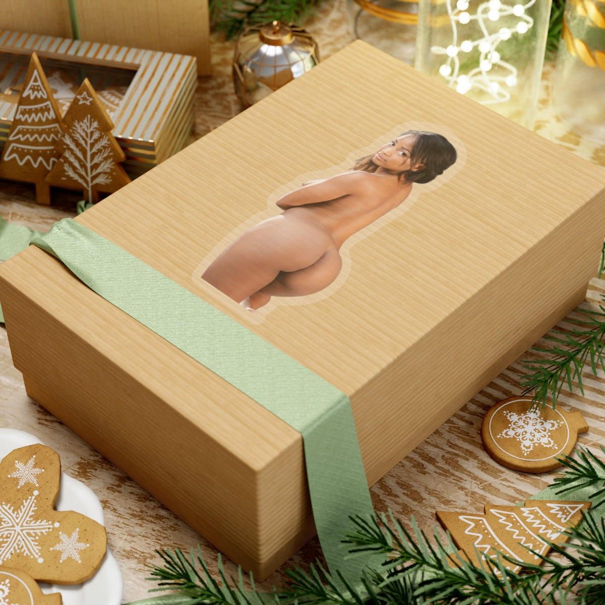 Black Girl Sticker Naked Sexy Nude Ass Women Stickers