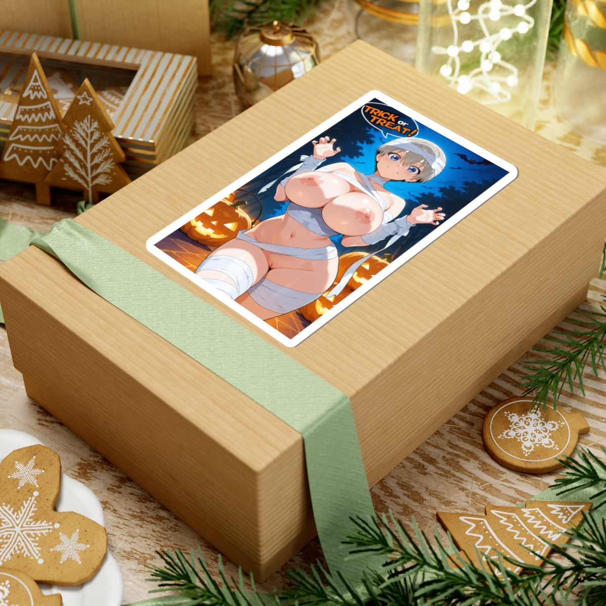 Halloween Sticker Trick or Treat Stickers Anime Hentai