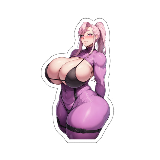 Big Tits Anime GIrl Sexy Women Sticker Laptop Water Bottle Wall Stickers E376