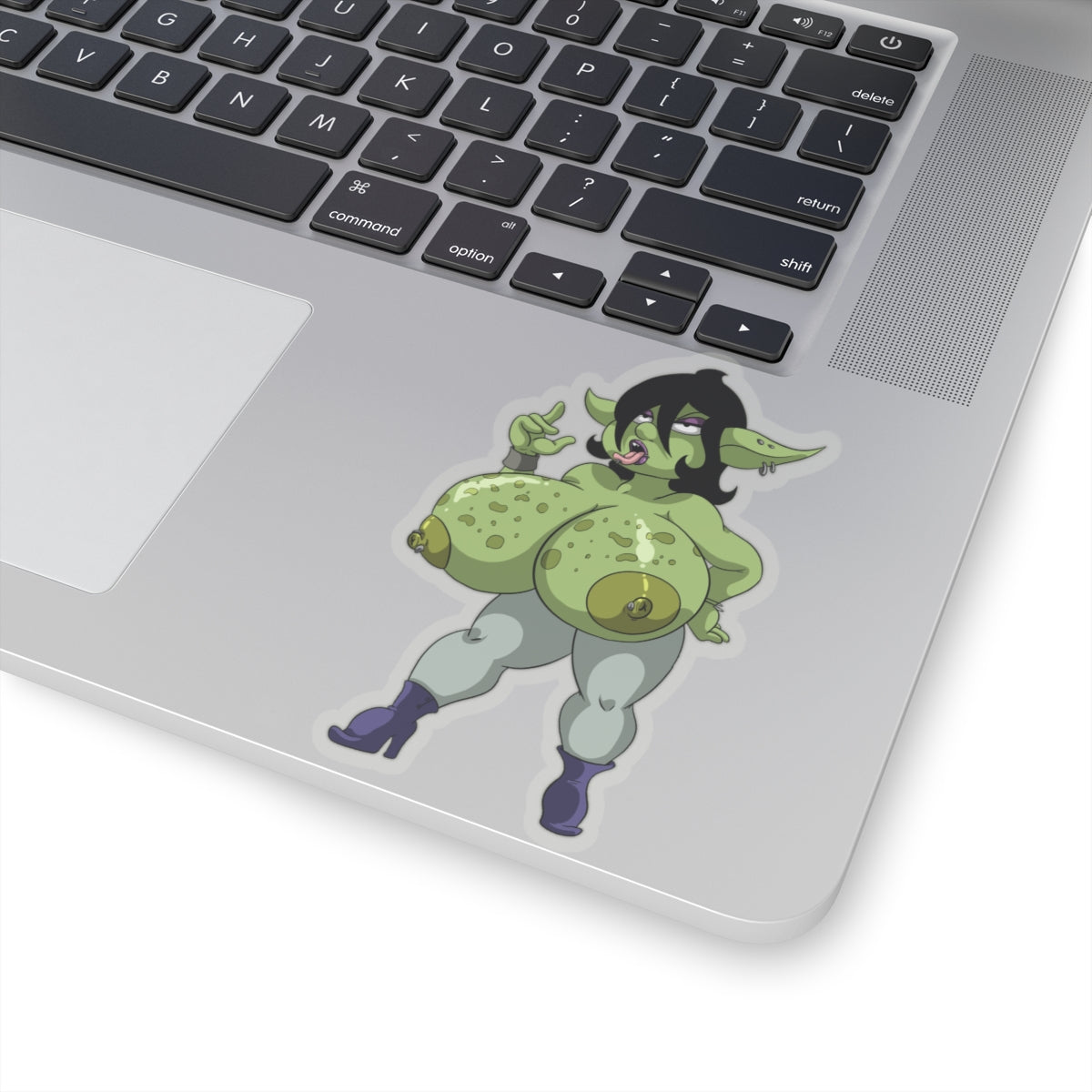 Ecchi Goblin Girl Naked Anime Sticker – NSFW Otaku Art