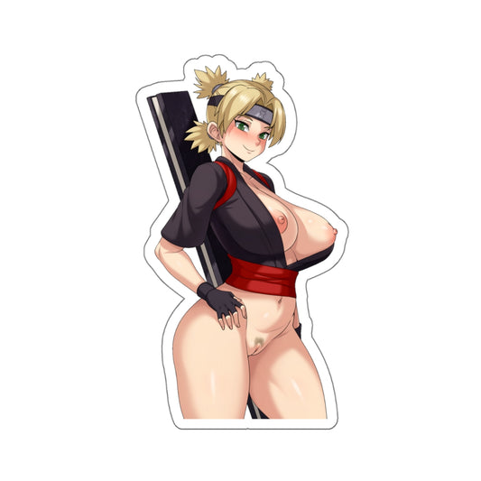 Anime Girl Sticker,Lewd Anime Sticker,Ecchi Anime Sticker,Ninja,Manga Stickers,Lewd Anime Stickers,White Or Transparent Stickers,E210