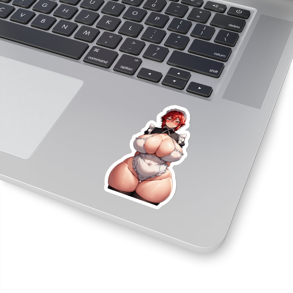 Sexy Anime Maid Hot Curvy Girl Lewd Ecchi Thick Women White or transparent Vinyl Stickers E419