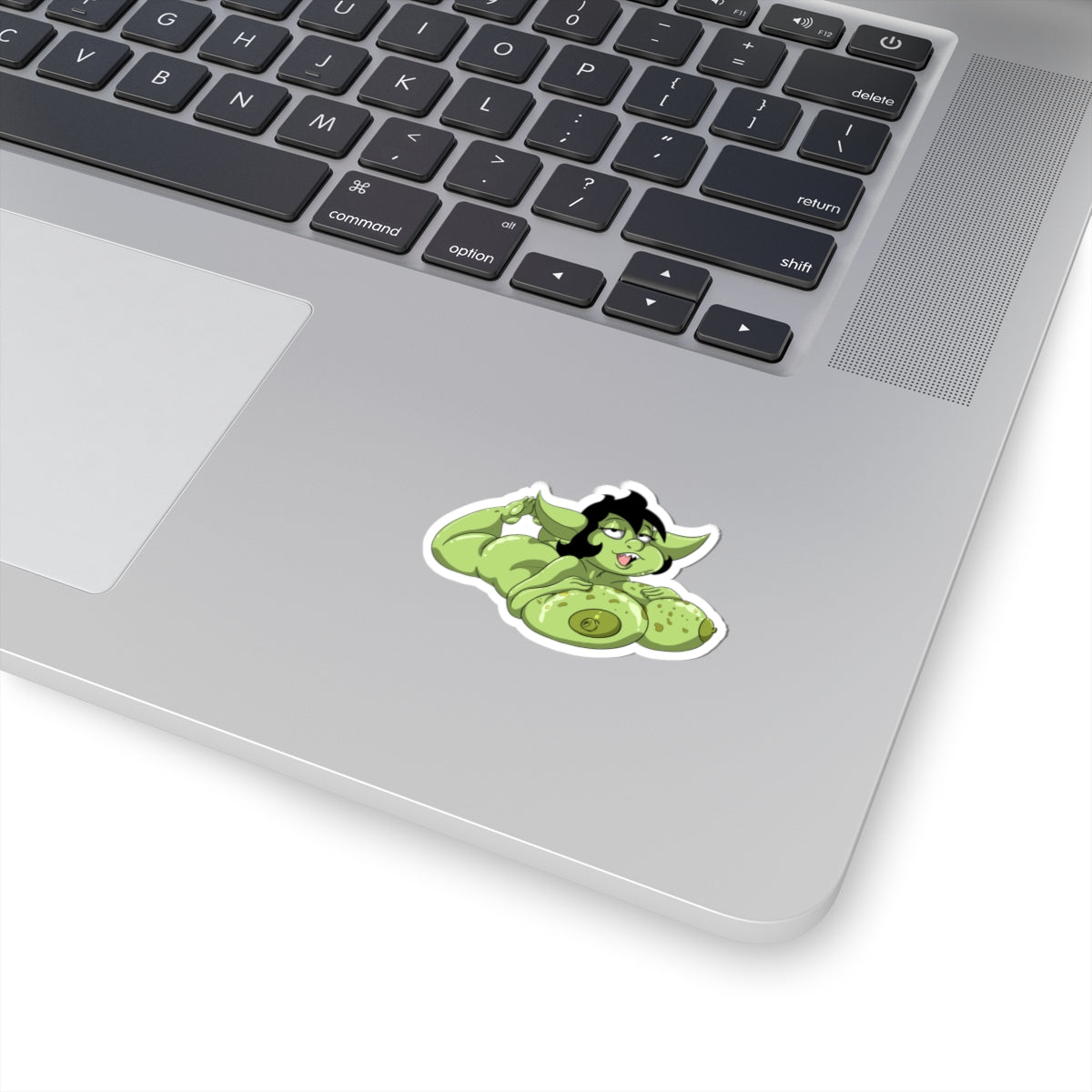 Anime Fantasy Goblin Pin-Up Sticker – Adult Lewd Decal